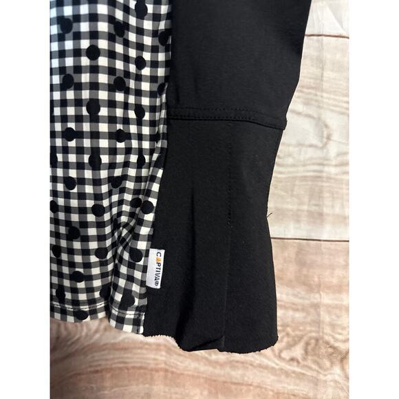 CAPTIVA BY CHRISTINA rashguard swim shirt SPF protection size L large - Picture 4 of 6